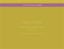 Tablet Screenshot of plecocaves.com